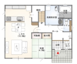 １階間取り図