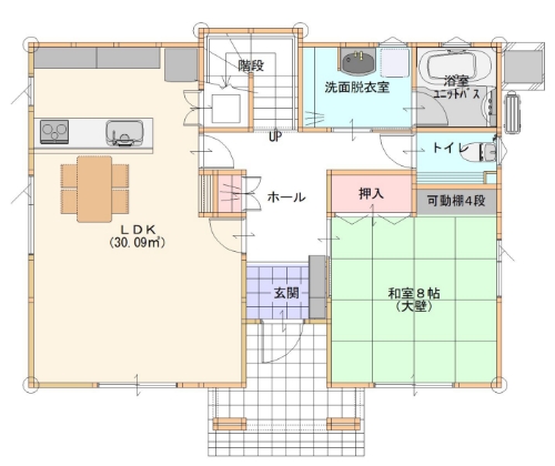 １階間取り図