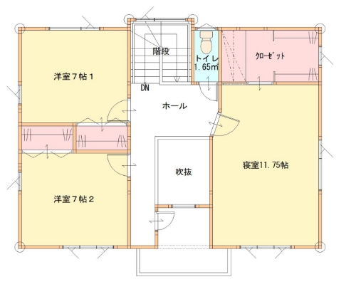 ２階間取り図